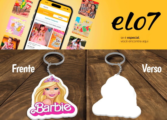 Chaveiros Lembrancinhas Barbie