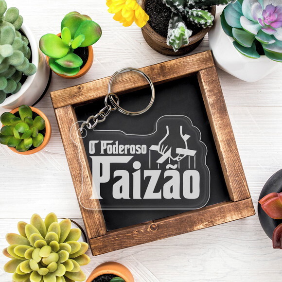 Chaveiros Lembrancinhas Dia dos Pais o Poderoso Paizão
