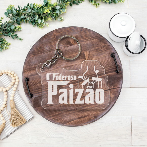 Chaveiros Lembrancinhas Dia dos Pais o Poderoso Paizão