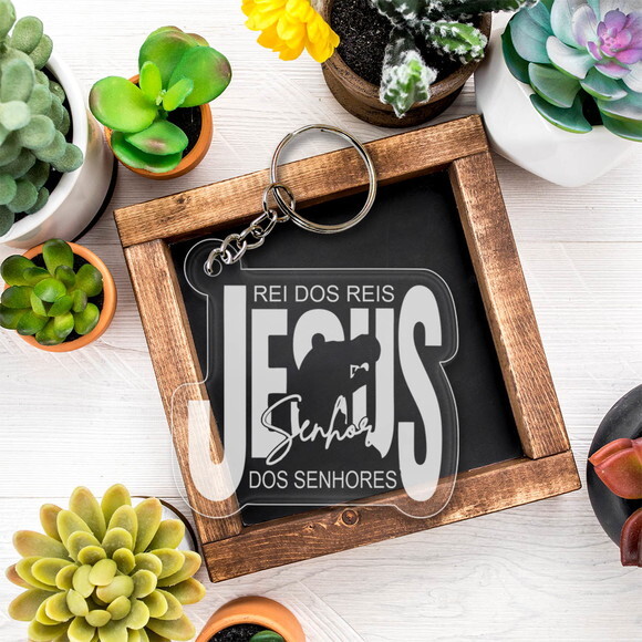 Chaveiros Lembrancinhas Jesus Cristo Reis dos Reis