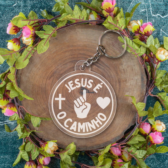 Chaveiros Lembrancinhas Jesus e o Caminho