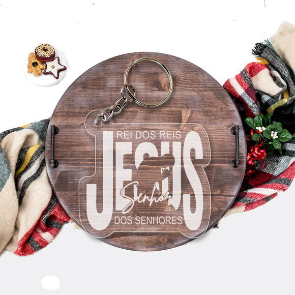 Chaveiros Lembrancinhas Jesus Cristo Reis dos Reis