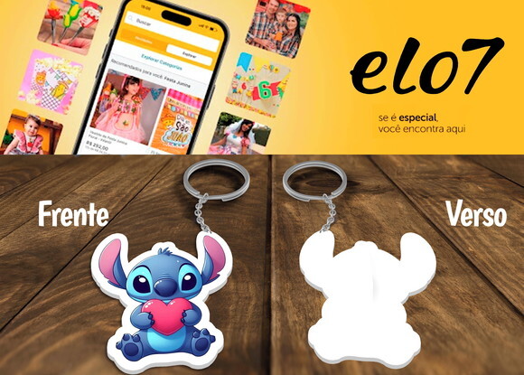 Chaveiros Lembrancinhas Stitch