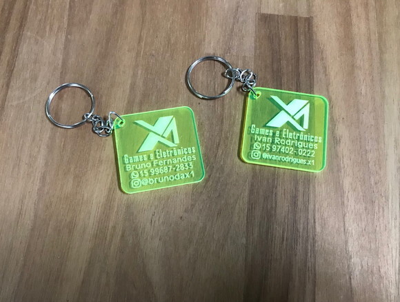 Chaveiros Personalizados com sua Logo kit 200