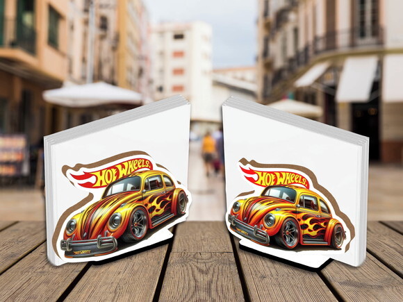Enfeite de Mesa Porta Guardanapo Fusca Hot Wheels