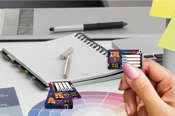 Etiqueta Escolar Barcelona Kit 30 Unidades