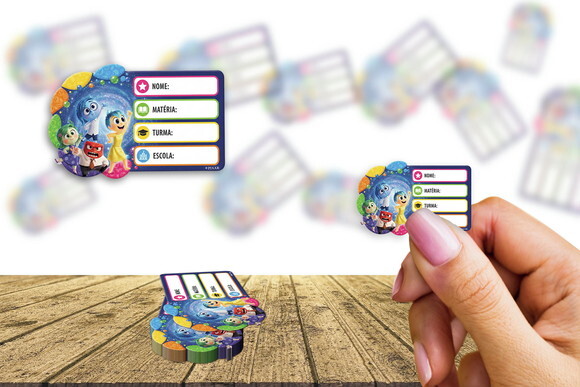 Etiqueta Escolar Divertidamente Kit 30 Unidades