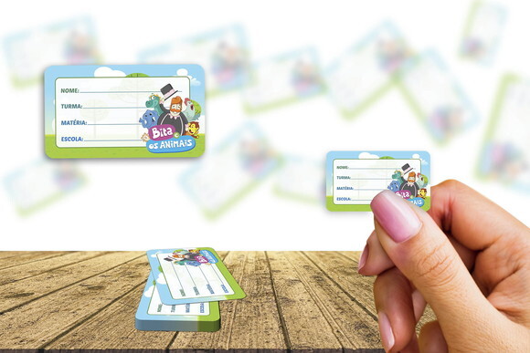 Etiqueta Escolar Mundo Bita Kit 30 Unidades