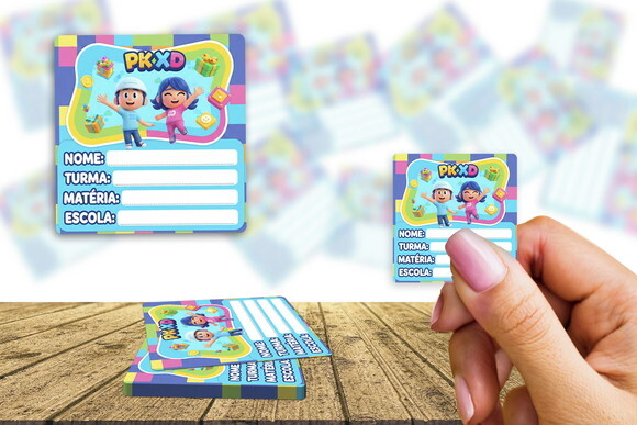 Etiqueta Escolar Pk Xd Kit 30 Unidades