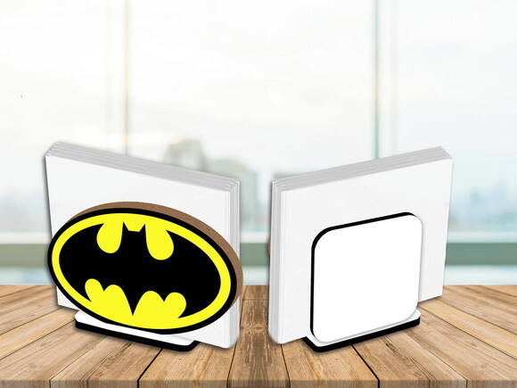 Kit 05 Porta Guardanapo Centro de Mesa Batman