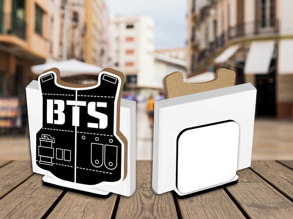 Kit 05 Porta Guardanapo Centro de Mesa Bts
