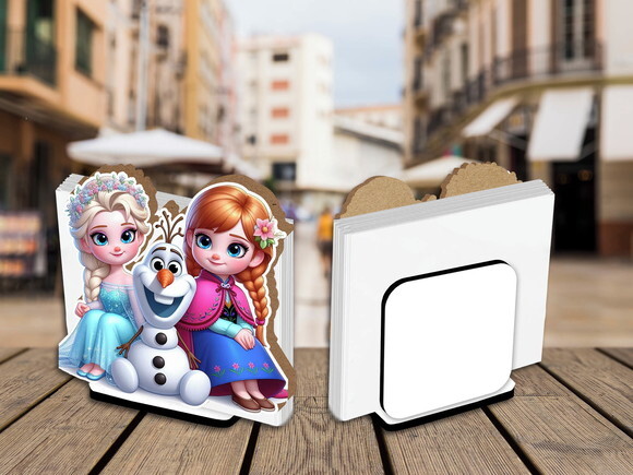 Kit 05 Porta Guardanapo Centro de Mesa Frozen