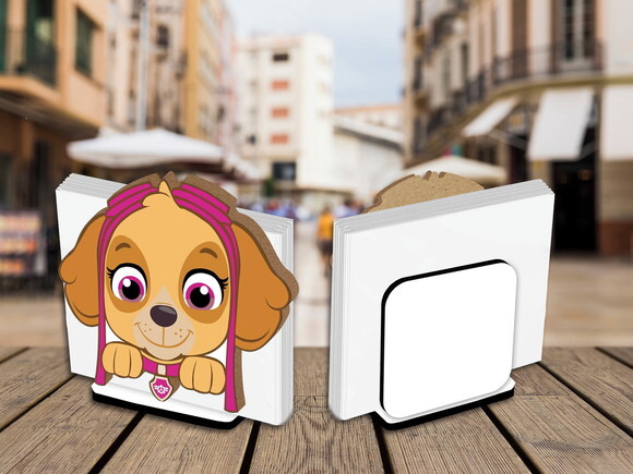 Kit 05 Porta Guardanapo Centro de Mesa Patrulha Canina Skye