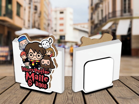 Kit 10 Porta Guardanapo Centro de Mesa Harry Potter