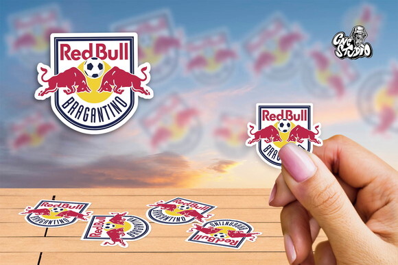 Kit Adesivos Red Bull Bragantino 10 Unidades