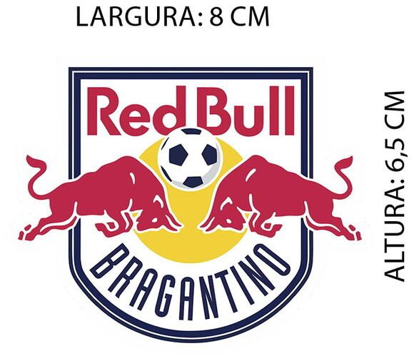 Kit Adesivos Red Bull Bragantino 10 Unidades