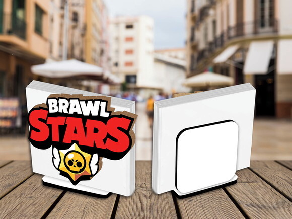Kit Porta Guardanapo Centro de Mesa Brawls Star