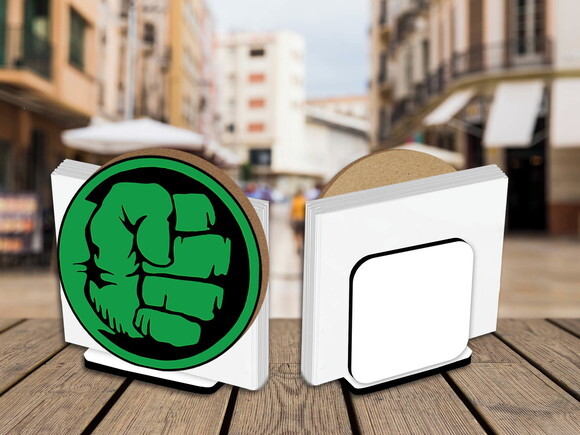 Kit Porta Guardanapo Centro de Mesa Hulk