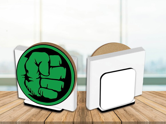 Kit Porta Guardanapo Centro de Mesa Hulk