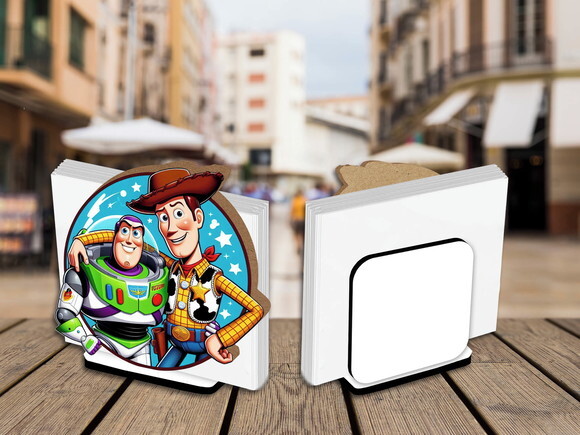 Kit Porta Guardanapo Centro de Mesa Toy Story