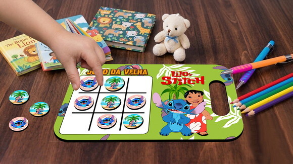 Lembrancinha Jogo da Velha e Lousa Lilo & Sticht