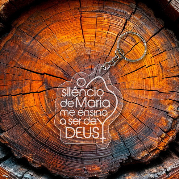 Lembrancinha o Silêncio de Maria Me Ensina a Ser de Deus