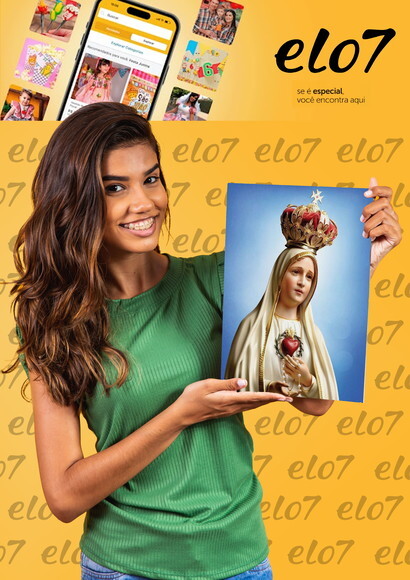 Plaquinha A3 em mdf Nossa Senhora de Fátima