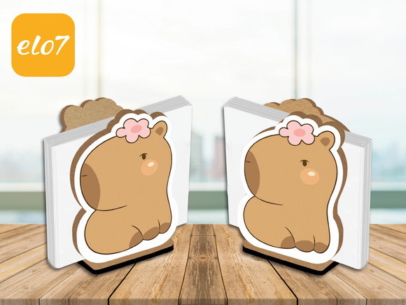 Porta Guardanapo Capivara Kit 10 Unidades