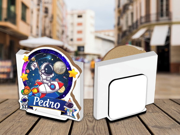Porta Guardanapo Centro de Mesa Atronauta