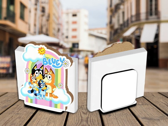 Porta Guardanapo Centro de Mesa Blue Bingo