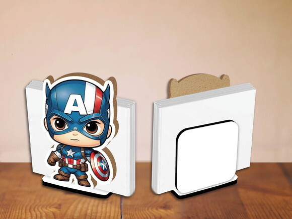 Porta Guardanapo Centro de Mesa Capitão América