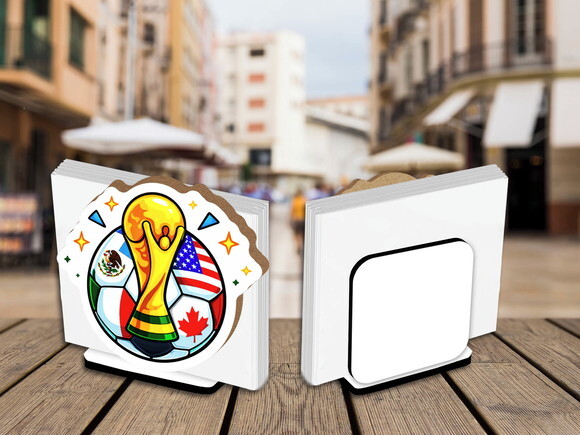 Porta Guardanapo Centro de Mesa Copa do Mundo 2026