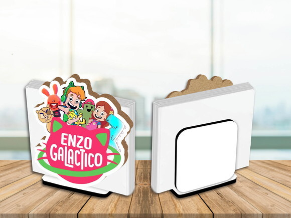 Porta Guardanapo Centro de Mesa Gato Galactico