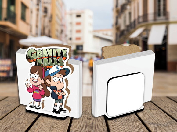 Porta Guardanapo Centro de Mesa Gravity Falls