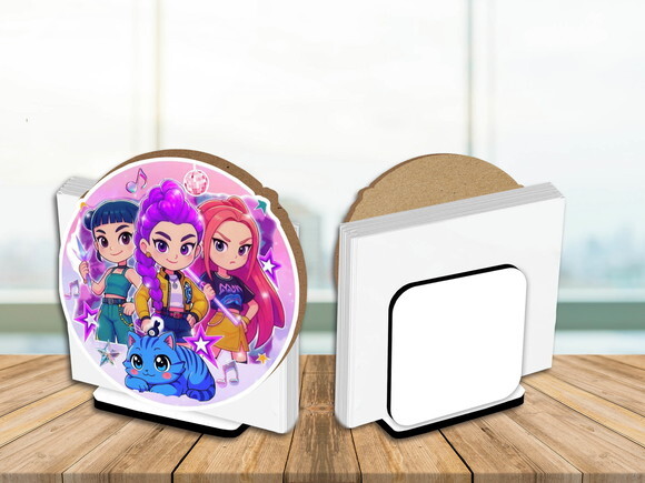 Porta Guardanapo Centro de Mesa Guerreiras Kpop