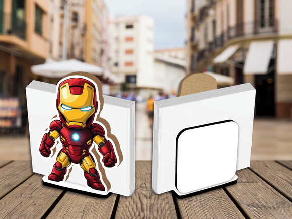 Porta Guardanapo Centro de Mesa Homem de Ferro