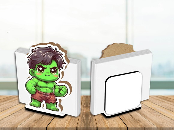 Porta Guardanapo Centro de Mesa Hulk