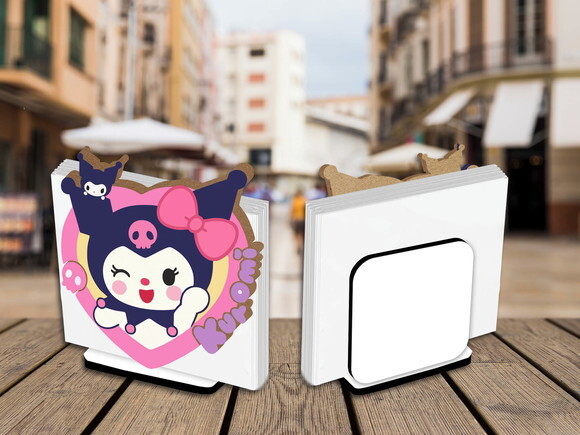 Porta Guardanapo Centro de Mesa Kuromi