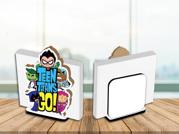 Porta Guardanapo Centro de Mesa Jovens Titans