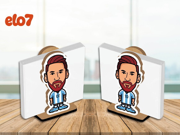 Porta Guardanapo Centro de Mesa Lionel Messi