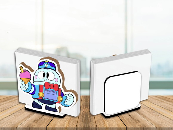 Porta Guardanapo Centro de Mesa Lou Brawl Stars