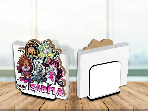 Porta Guardanapo Centro de Mesa Monster High
