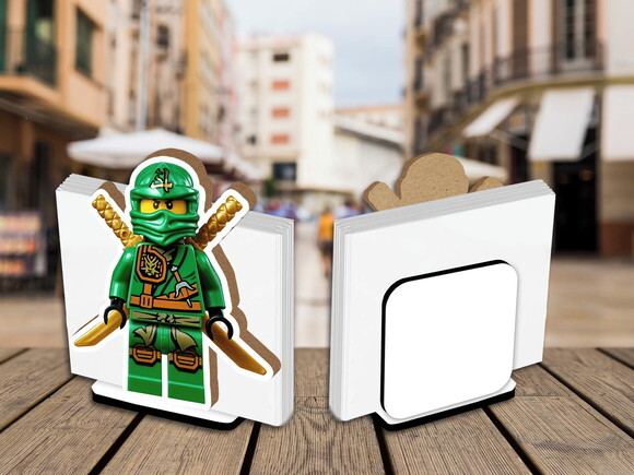 Porta Guardanapo Centro de Mesa Ninjago Lloyd