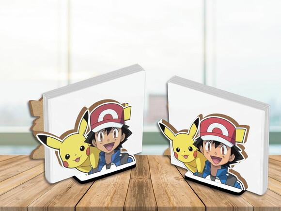 Porta Guardanapo Centro de Mesa Pokemon