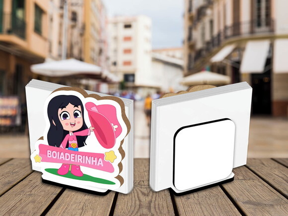Porta Guardanapo Centro de Mesa Turma da Boiadeirinha