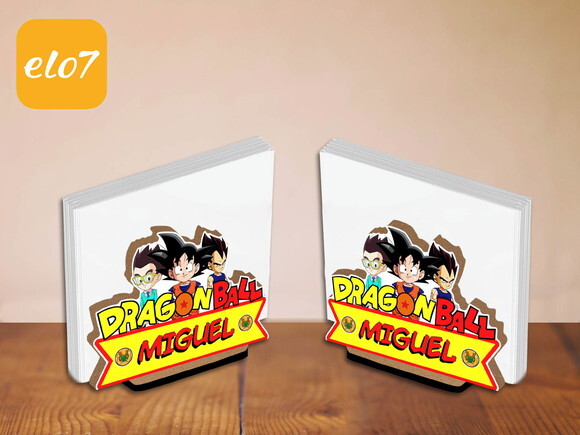 Porta Guardanapo Dragon Ball Kit 10 Unidades