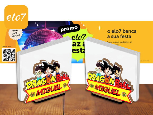 Porta Guardanapo Dragon Ball Kit 10 Unidades