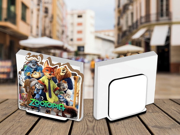 Porta Guardanapo Centro de Mesa Zootopia