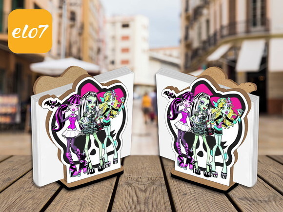 Porta Guardanapo Monster High Kit 10 Unidades