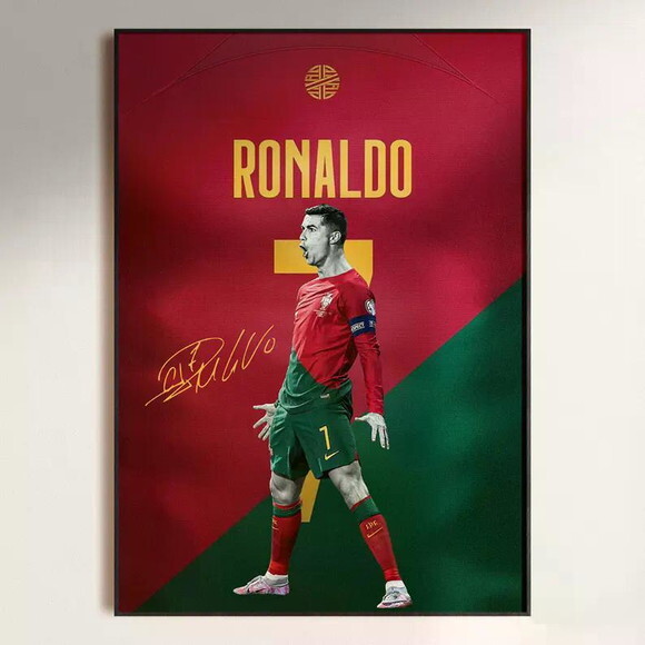 Quadro Futebol Cristiano Ronaldo Cr7